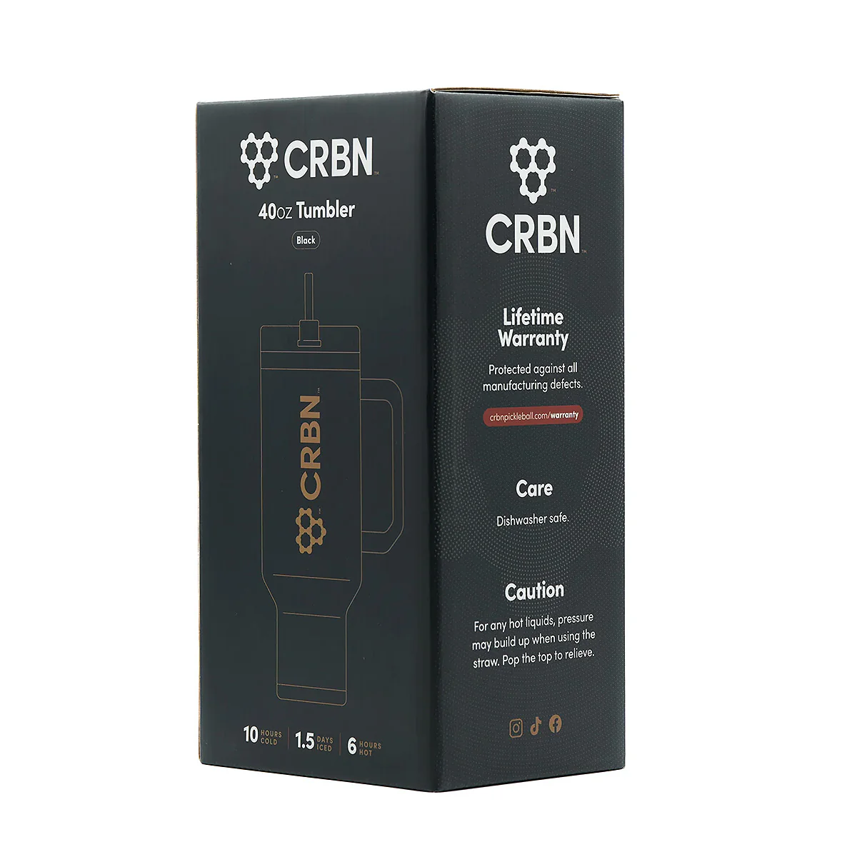 CRBN Tumbler Water Bottle (40oz) - Image 2