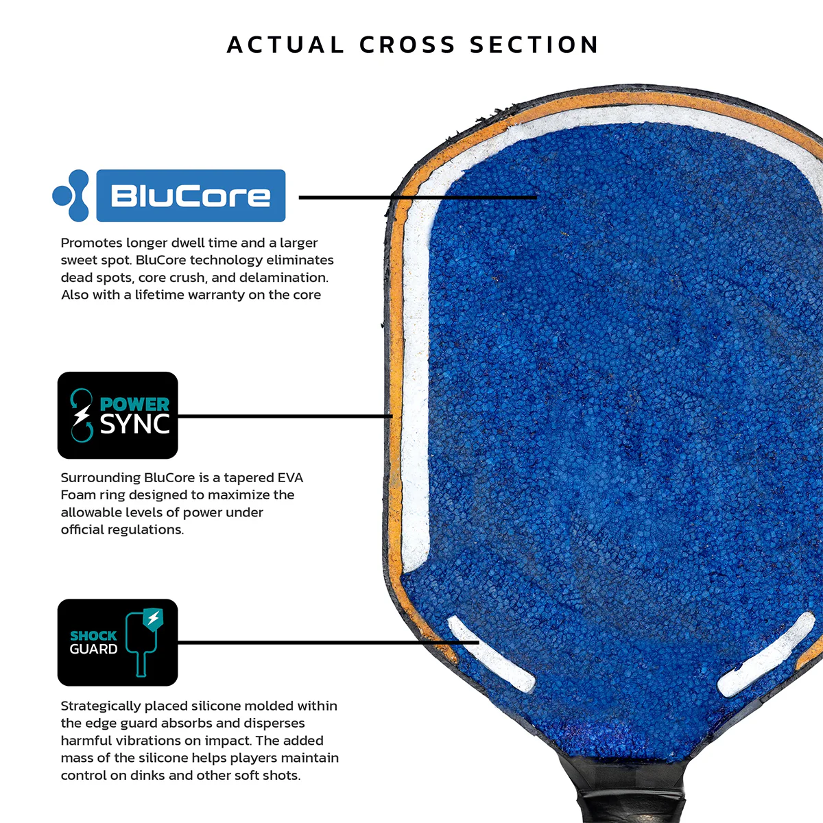 Diadem Edge Blucore Pro Pickleball Paddle - Image 9