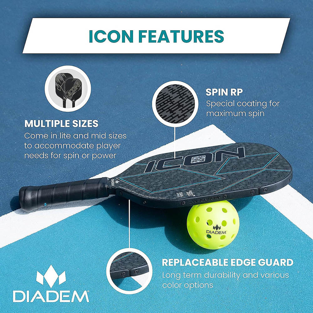 Diadem Icon V1 Graphite Pickleball Paddle - Image 5