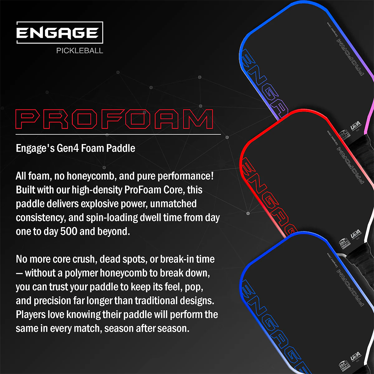 Engage ProFoam Pickleball Paddle - Image 6