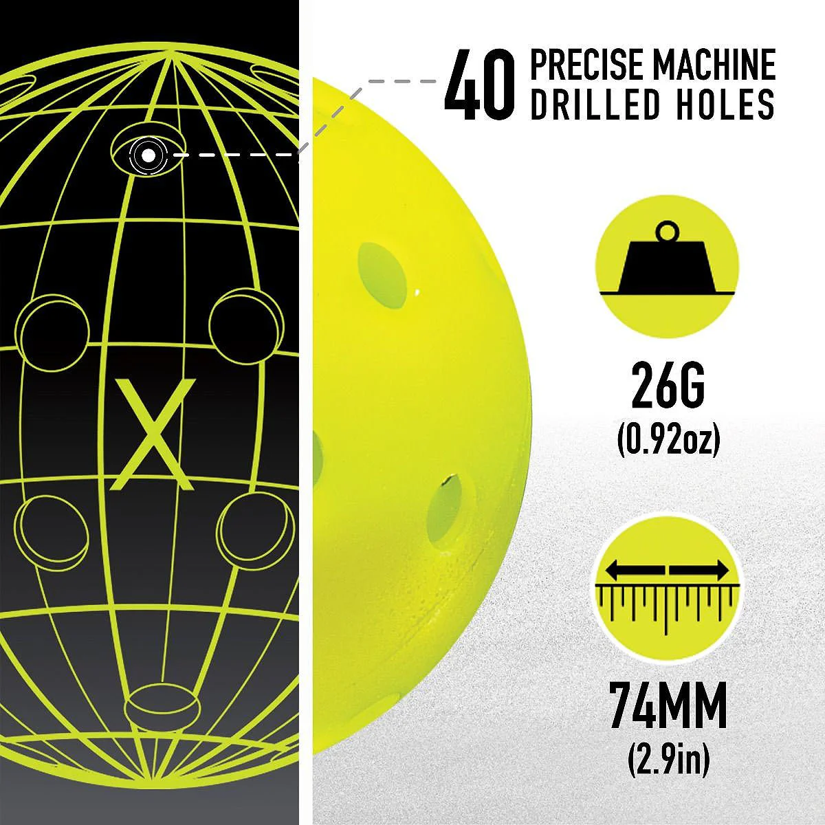 Franklin X-40 Performance Outdoor Pickleballs - Image 3