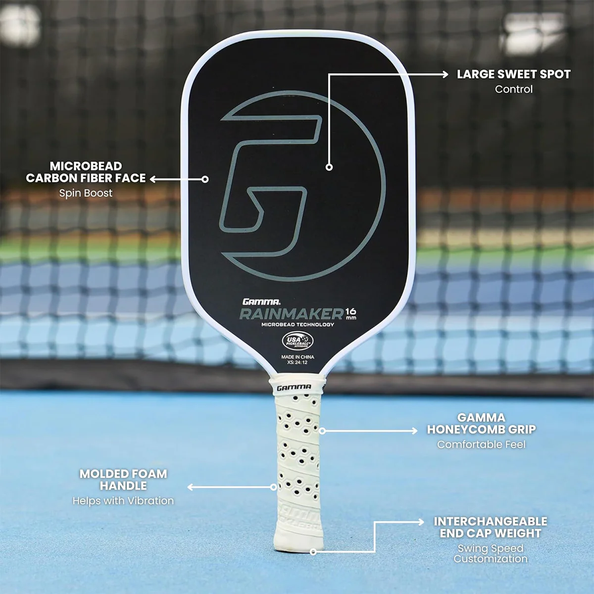 Gamma Rainmaker Pickleball Paddle - Image 4