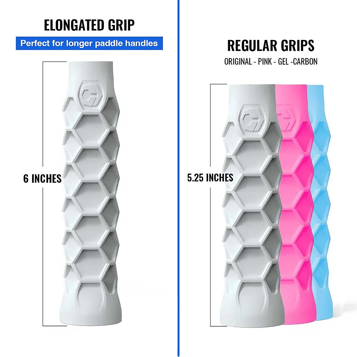 Hesacore Pickleball Elongated Grip - Image 2