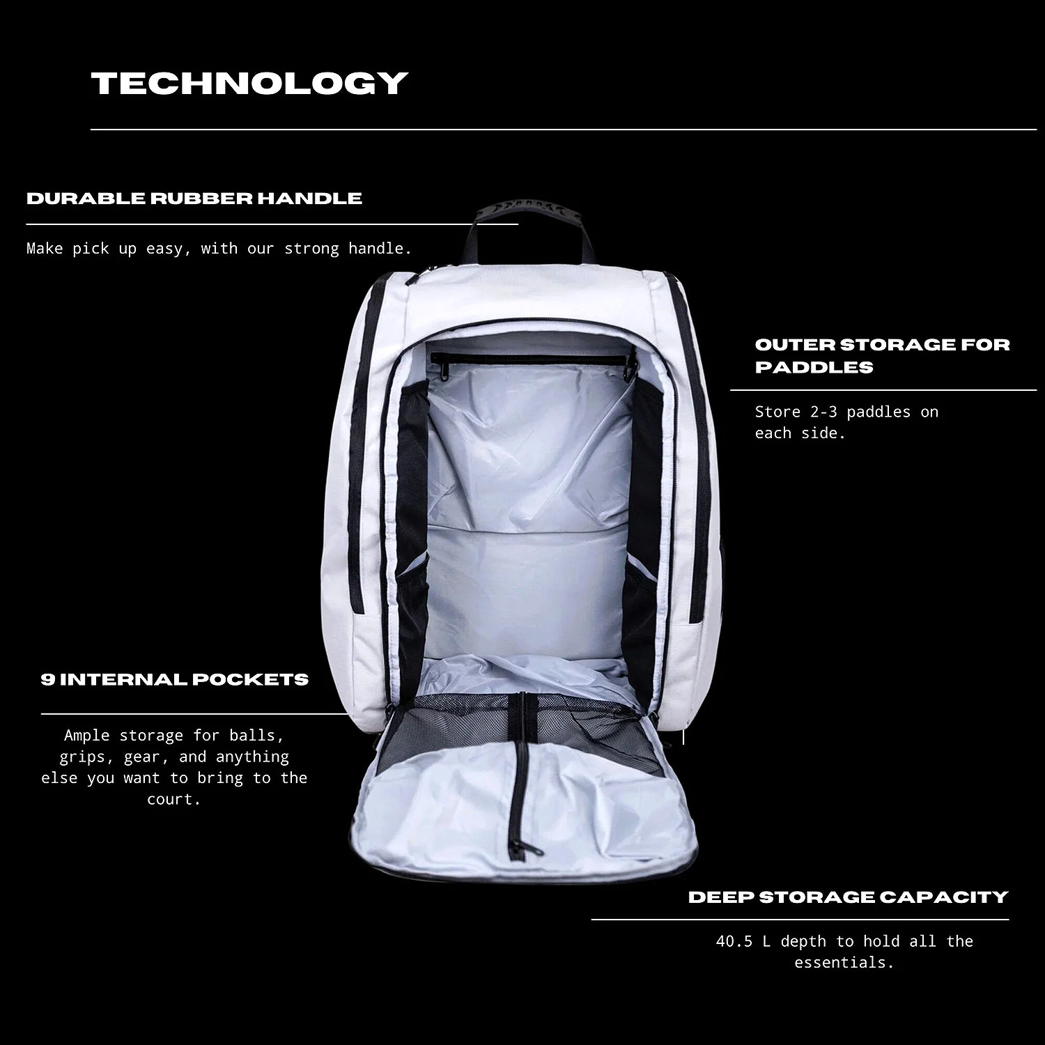 Holbrook Podium Pickleball Bag - Image 9