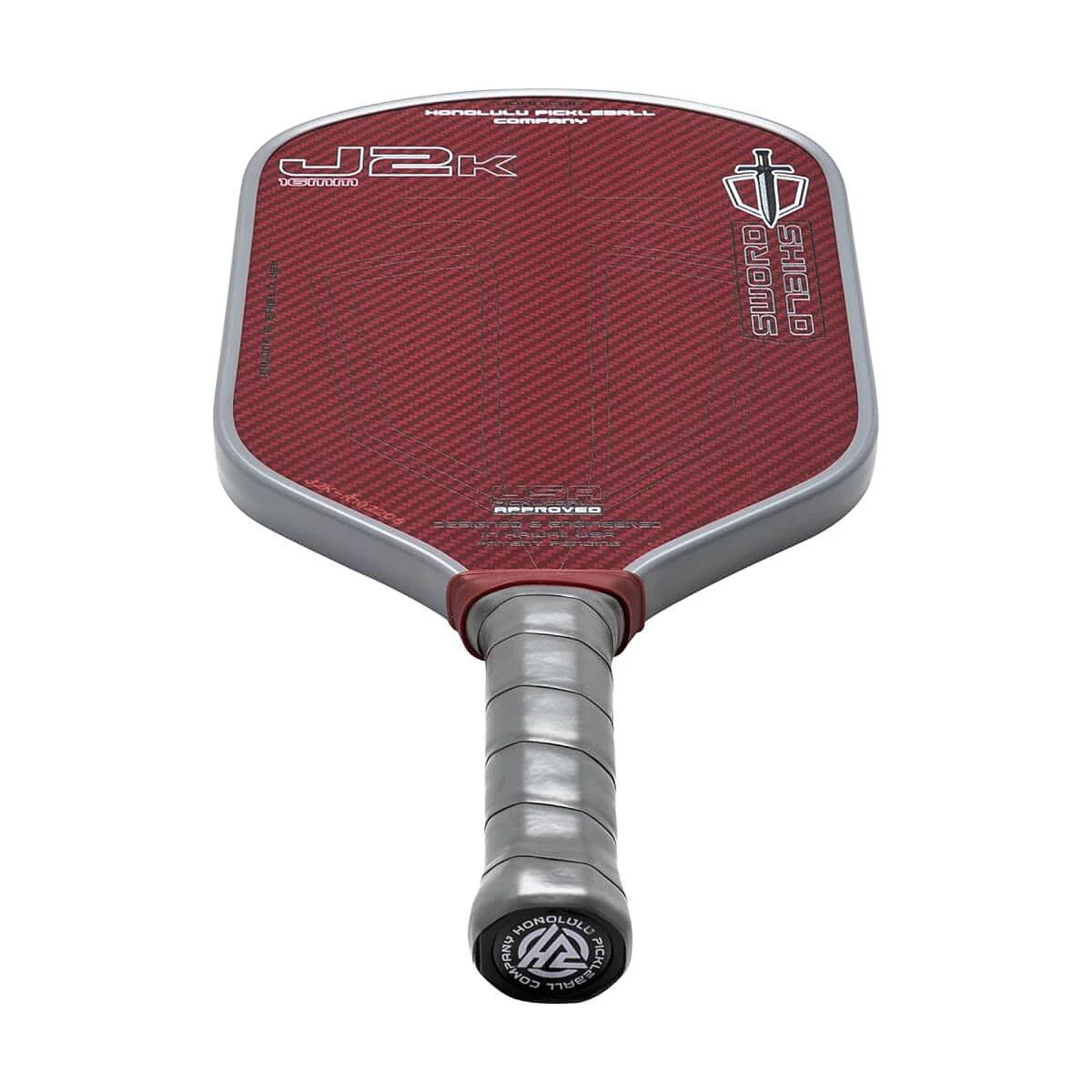 Honolulu Sword & Shield J2K Pickleball Paddle - Image 5