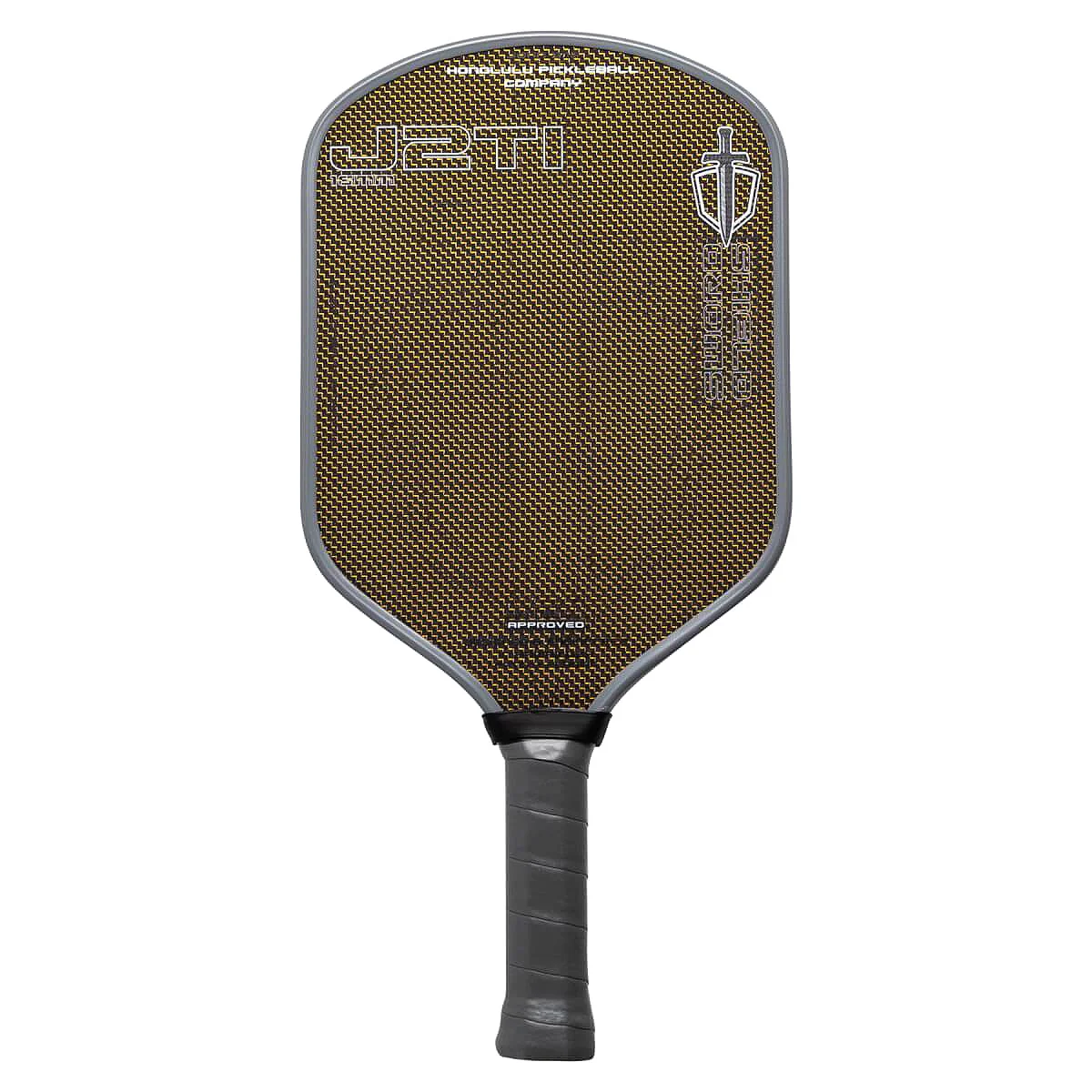 Honolulu Sword & Shield J2Ti Carbon & Titanium Pickleball Paddle - Image 5