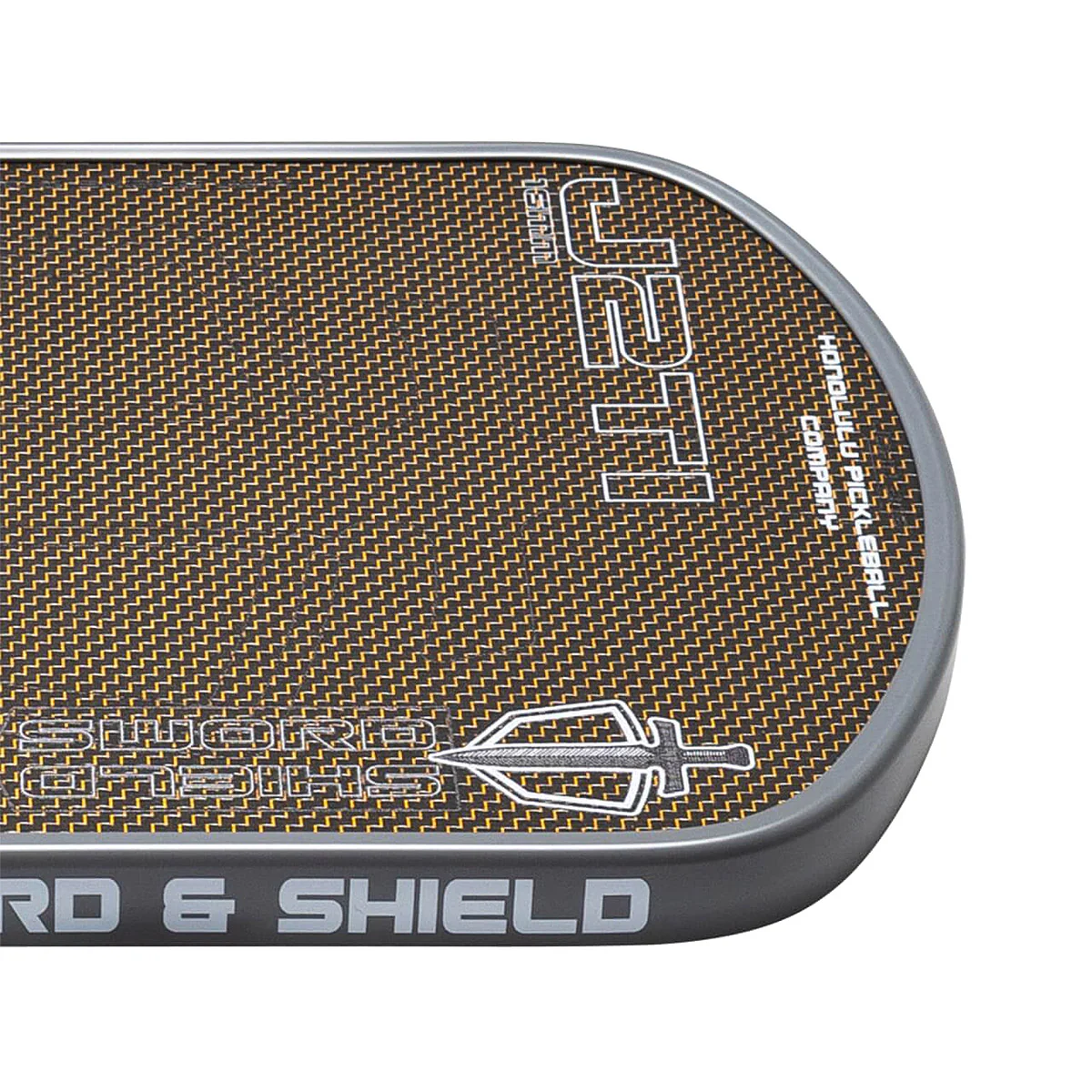 Honolulu Sword & Shield J2Ti Carbon & Titanium Pickleball Paddle - Image 8
