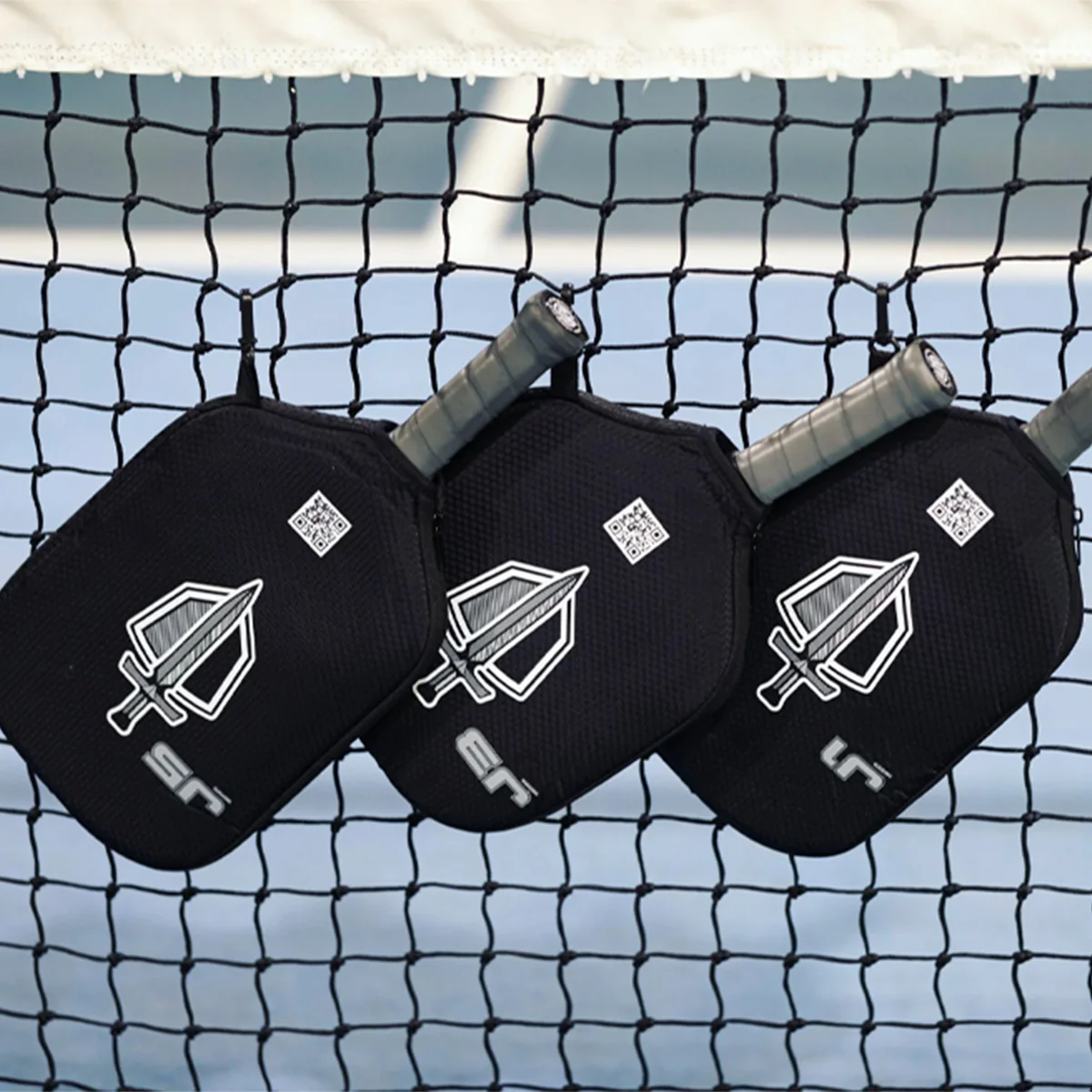 Honolulu Sword & Shield J2Ti Carbon & Titanium Pickleball Paddle - Image 9