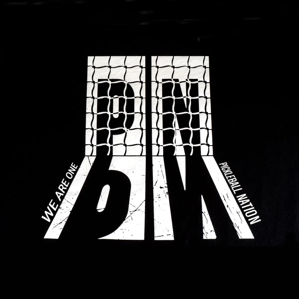 Pickleball Nation Net Silhouette Graphic T-Shirt - Image 4