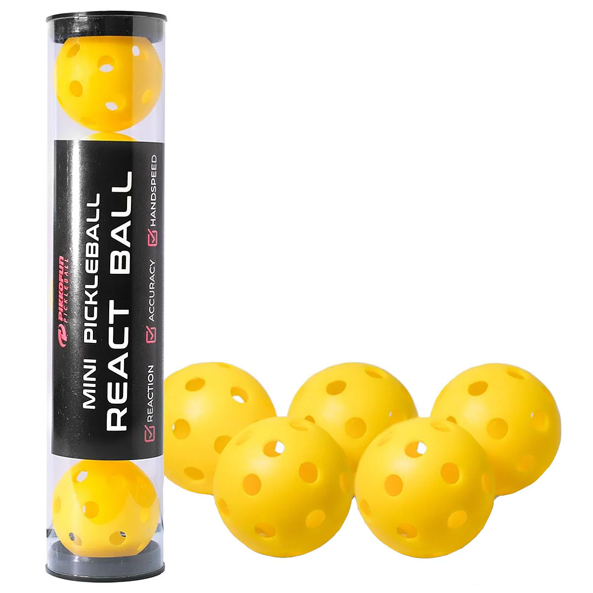 React Mini Pickleballs 5 Pack