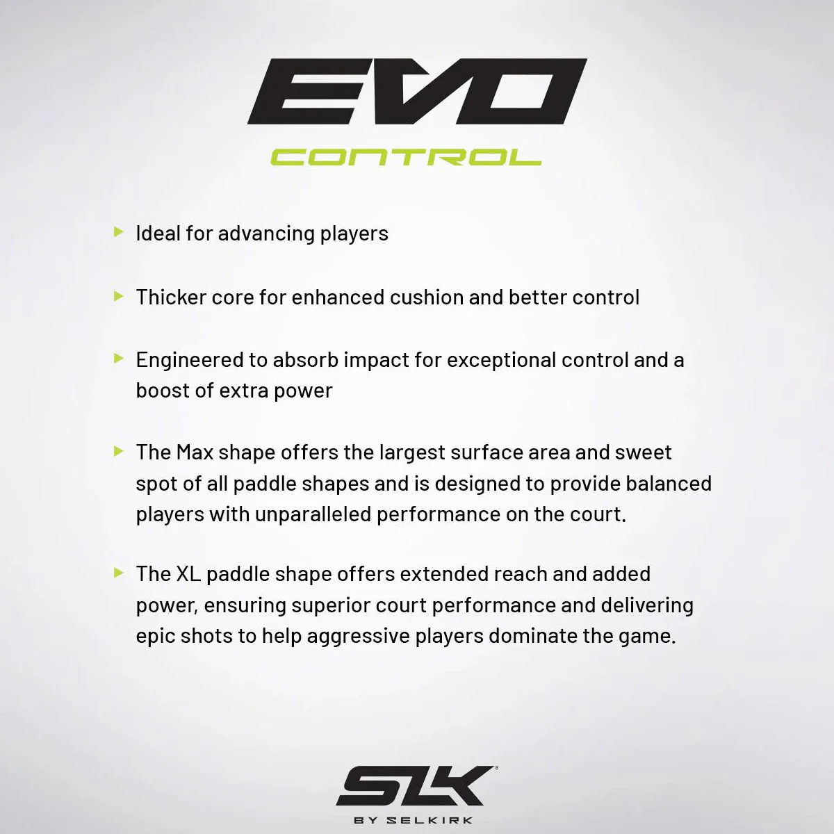 Selkirk SLK Evo Control XL Pickleball Paddle - Image 8