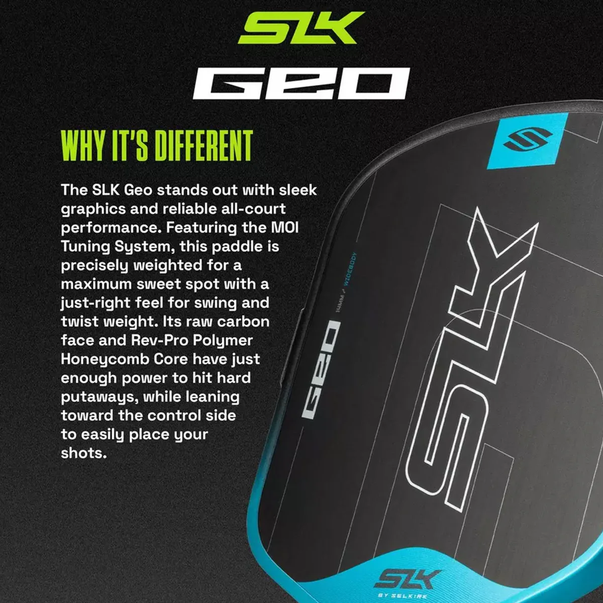 Selkirk SLK Geo 14mm Elongated Pickleball Paddle - Image 18