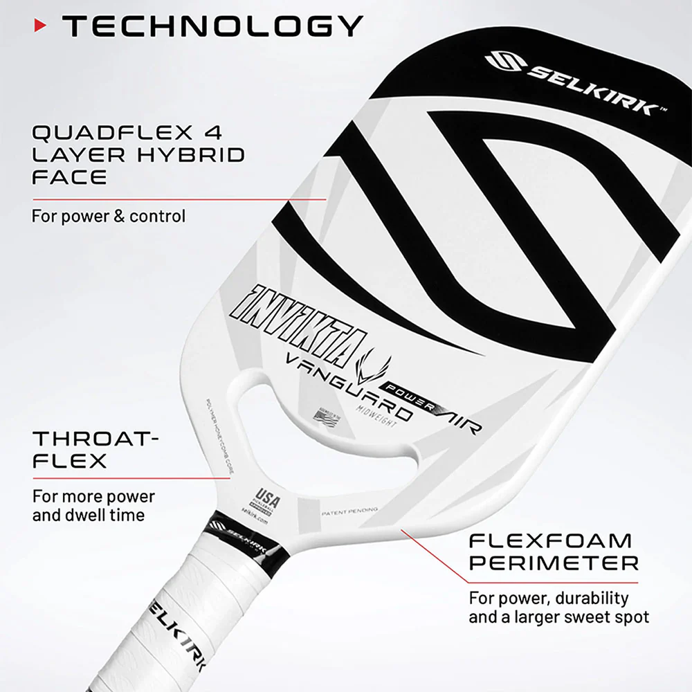 Selkirk Vanguard Power Air Invikta Pickleball Paddle - Image 15