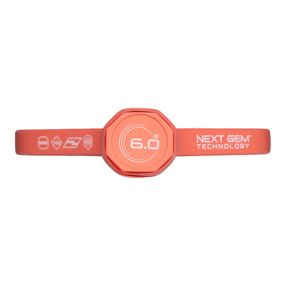 Six Zero Coral Elongated Pickleball Paddle - Image 5
