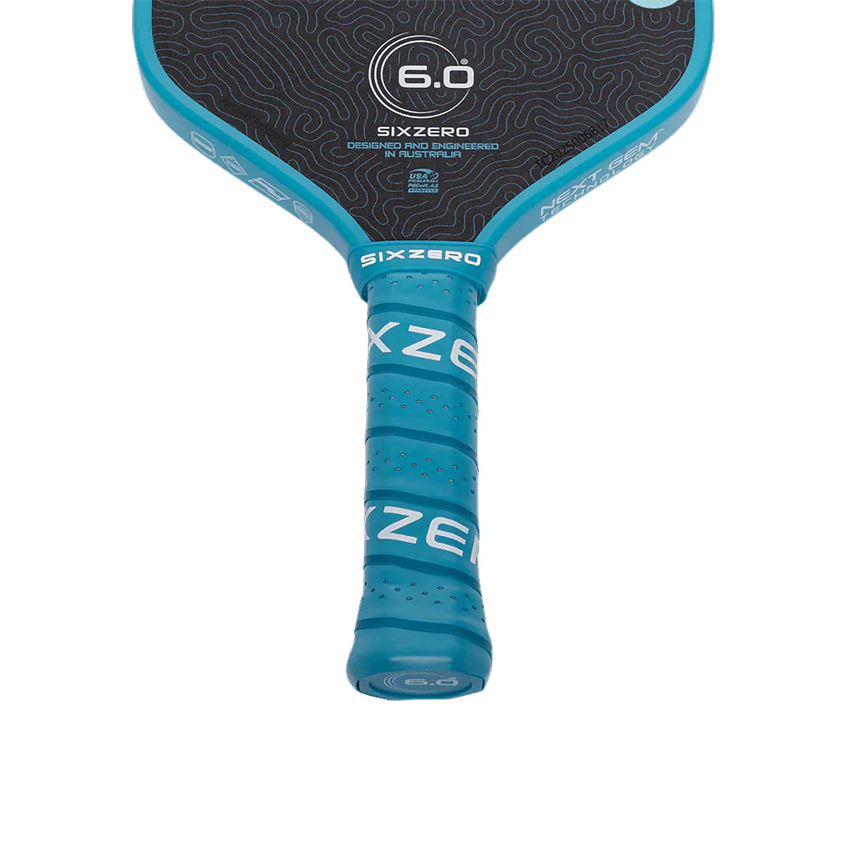 Six Zero Coral Hybrid Pickleball Paddle - Image 5