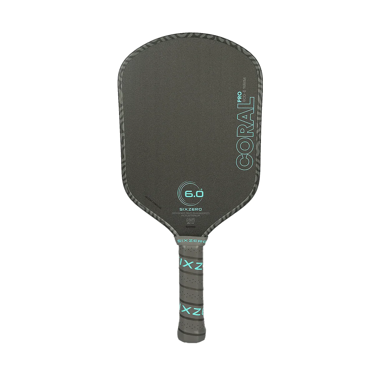 Six Zero Coral Pro 16mm Elongated Pickleball Paddle