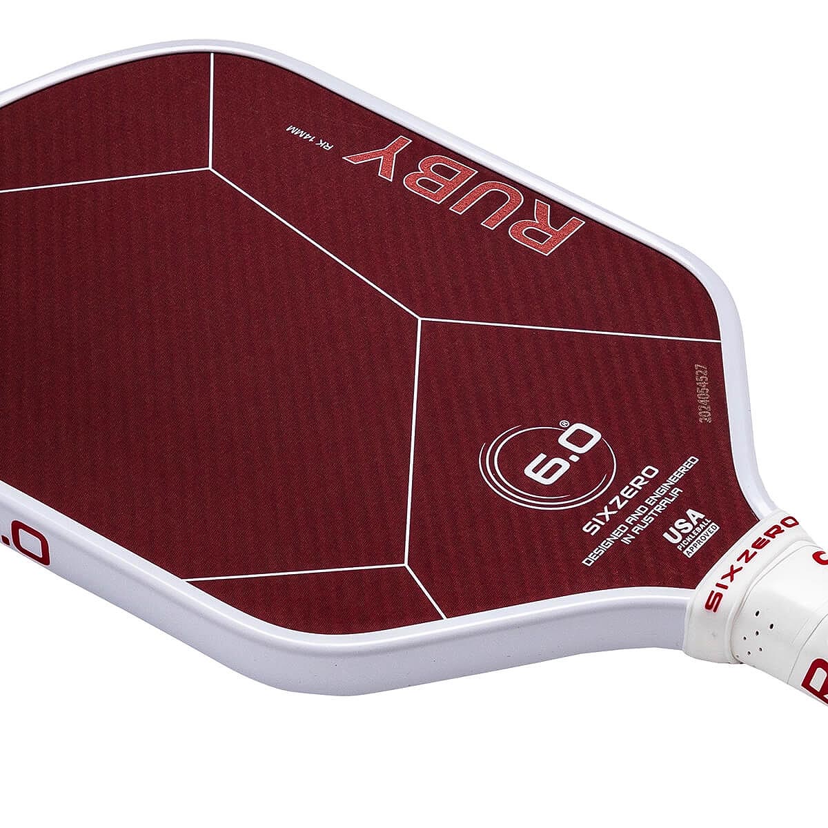 Six Zero Ruby 14mm Pickleball Paddle - Image 2