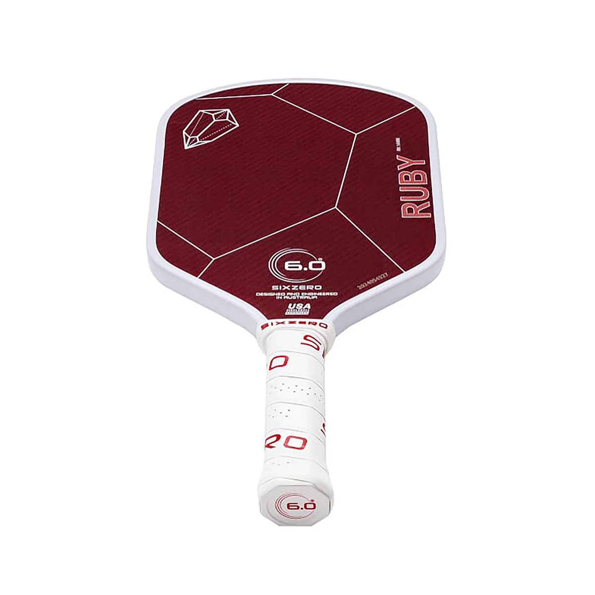 Six Zero Ruby 14mm Pickleball Paddle - Image 4