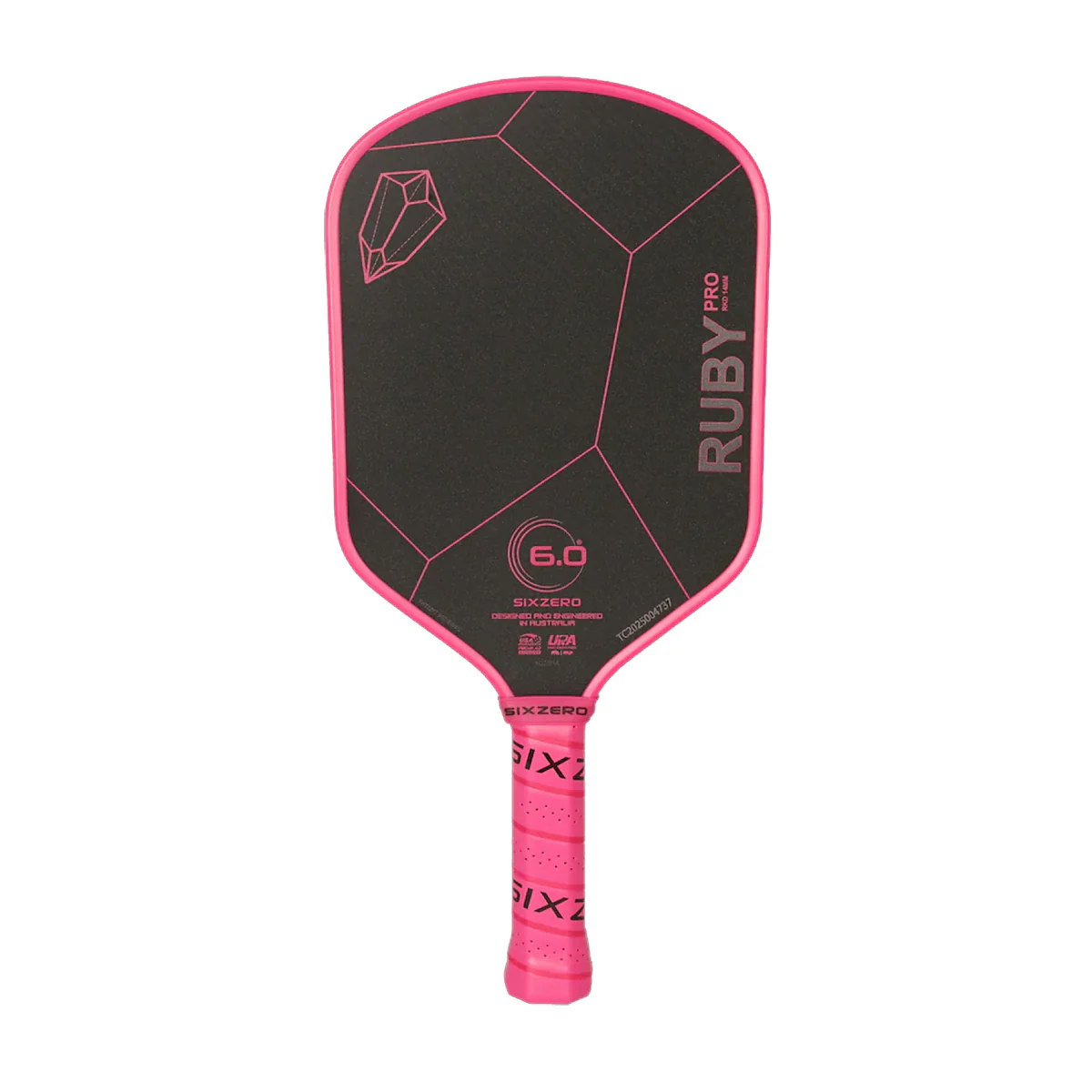 Six Zero Ruby Pro 14mm Pickleball Paddle - Image 7