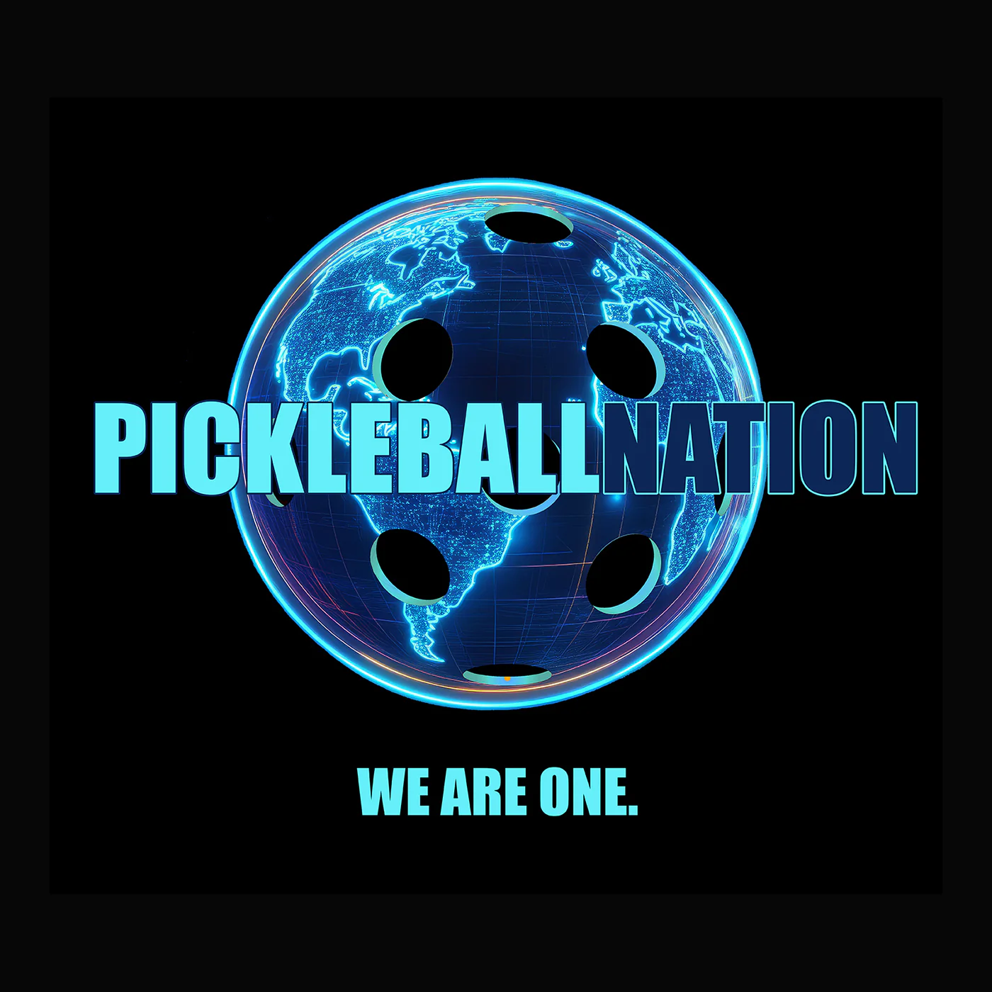 We Are One Pickleball Nation Graphic T-Shirt - Image 4